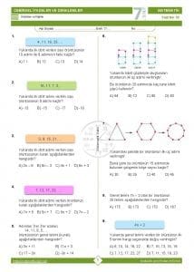 7.Sınıf Örüntüler Testi