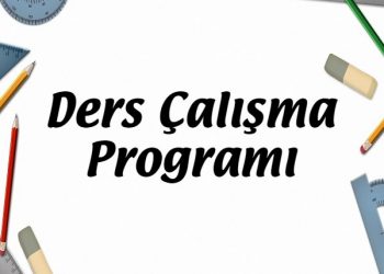 Ders Çalışma Programı