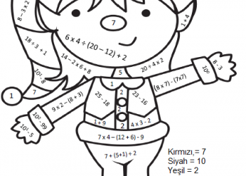 6.Sınıf İşlem Önceliği Boyama Kız Çocuğu