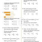 5.Sınıf Kesirlerle Toplama ve Çıkarma İşlemi Testi