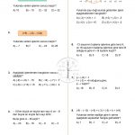 7.Sınıf Tam Sayılarla Toplama ve Çıkarma İşlemi Testi