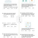 7.Sınıf Tam Sayılarla Toplama ve Çıkarma İşlemi Testi