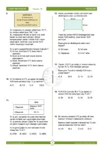 7.Sınıf Yüzde Problemleri Testi