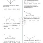 8.Sınıf Üçgende Açı Kenar Bağıntıları Testi