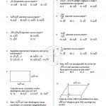 8.Sınıf Kareköklü İfadelerle Çarpma ve Bölme Testi