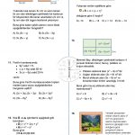 8.Sınıf Çarpanlara Ayırma Testi