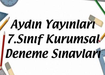 Aydın Yayınları 7.Sınıf Kurumsal Deneme Sınavları