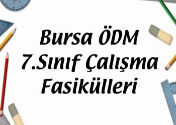 Bursa ÖDM 7.Sınıf çalışma Fasikülleri