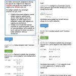 8.Sınıf Özdeşlikler Çalışma Kağıdı