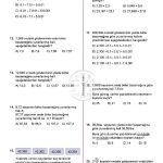 6. Sınıf Ondalık Gösterim Testi