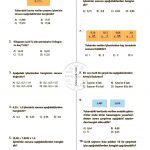 6.Sınıf Ondalık İfadelerle Çarpma ve Bölme İşlemi Testi