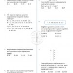 8.Sınıf Çarpanlar ve Katlar Testi