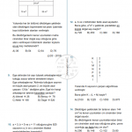 8.Sınıf Çarpanlar ve Katlar Testi