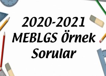 2020-2021 MEB LGS Örnek Sorular