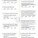 7.Sınıf Rasyonel Sayı Problemleri Testi