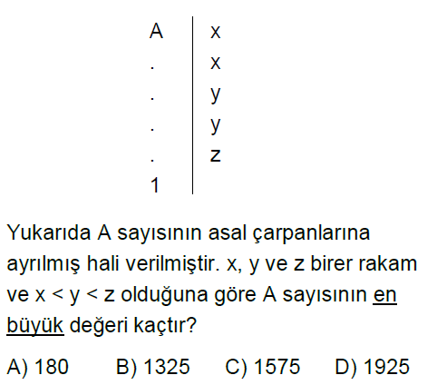 8.Sınıf Çarpanlar ve Katlar Online Test