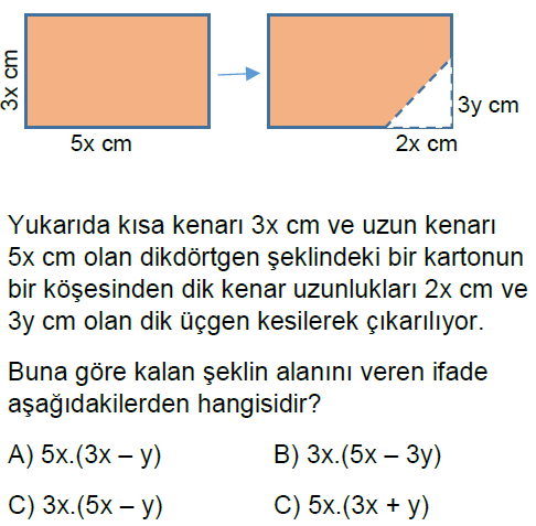 8.Sınıf Çarpanlara Ayırma Online Test