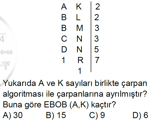 8.Sınıf EBOB - EKOK Online Test