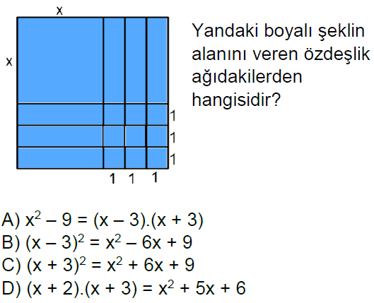 8.Sınıf Özdeşlikler Online Test