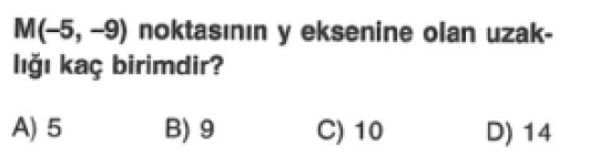 8.Sınıf Koordinat Sistemi Online Test