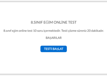 8.Sınıf Eğim Online Test