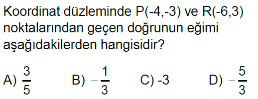 8.Sınıf Eğim Online Test 2