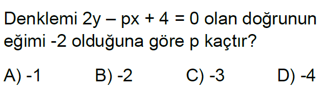 8.Sınıf Eğim Online Test 2