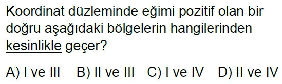 8.Sınıf Eğim Online Test