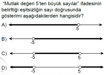 8.Sınıf Eşitsizlikler Online Test