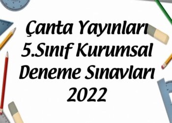 Çanta Yayınları 5.Sınıf Kurumsal Deneme Sınavları 2022