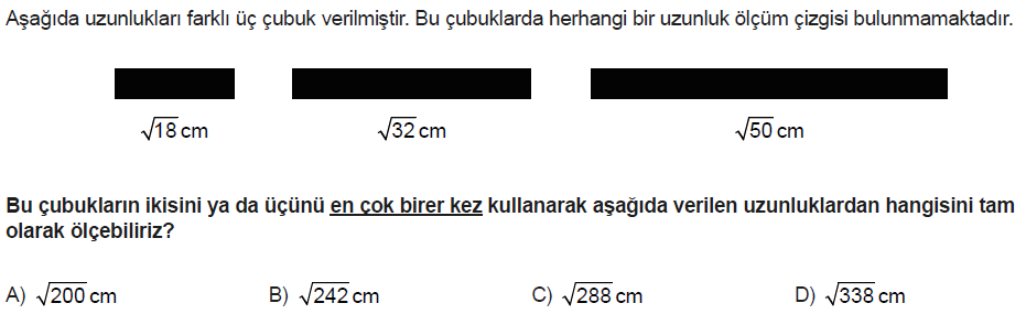 2022 LGS Matematik Provası