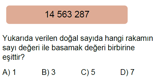 5.Sınıf Doğal Sayılar Online Test