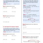 7.Sınıf Tam Sayılarla Toplama ve Çıkarma İşlemi Çalışma Kağıdı