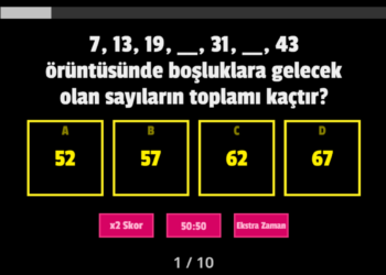 5.Sınıf Örüntüler Bilgi Yarışması 14 5.Sınıf Örüntüler Bilgi Yarışması