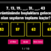 5.Sınıf Örüntüler Bilgi Yarışması 25 5.Sınıf Örüntüler Bilgi Yarışması