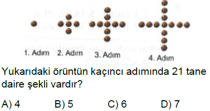 5.Sınıf Örüntüler Online Test