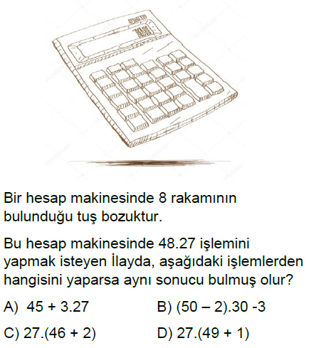 6.Sınıf Dağılma Özelliği ve Ortak Çarpan Online Test