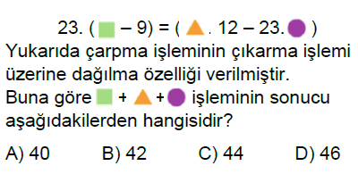 6.Sınıf Dağılma Özelliği ve Ortak Çarpan Online Test