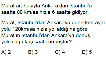 6.Sınıf Doğal Sayı Problemleri Online Test