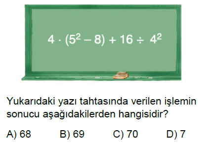 6.Sınıf İşlem Önceliği Online Test