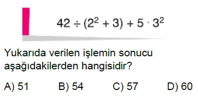 6.Sınıf İşlem Önceliği Online Test