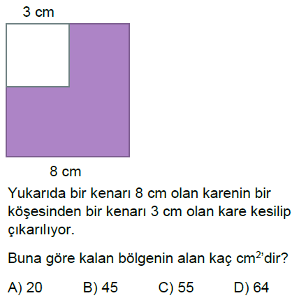 6.Sınıf Üslü İfadeler Online Test