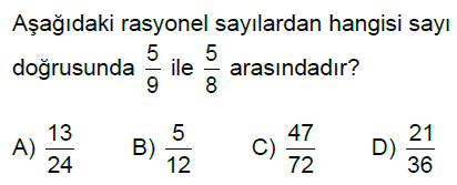 7.Sınıf Rasyonel Sayılar Online Test