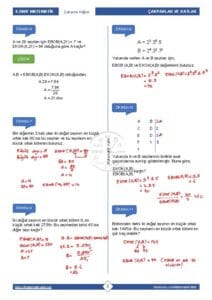 8.Sınıf EBOB - EKOK Çalışma Kağıdı