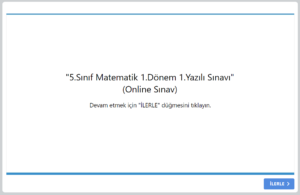 5.Sınıf Matematik 1.Dönem 1.Yazılı Sınavı Online Çöz