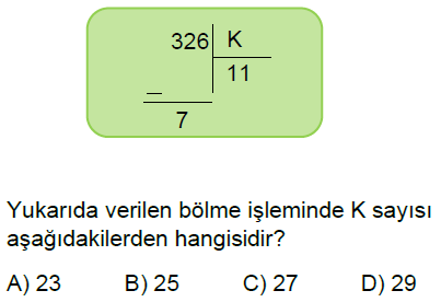 5.Sınıf Bölme İşleminde Kalanı Yorumlama ve Çarpma Bölme İlişkisi Online Test