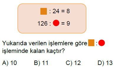 5.Sınıf Bölme İşleminde Kalanı Yorumlama ve Çarpma Bölme İlişkisi Online Test