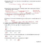 6.Sınıf Matematik 1.Dönem 1.Yazılı Soruları