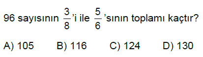 7.Sınıf Rasyonel Sayı Problemleri Online Test