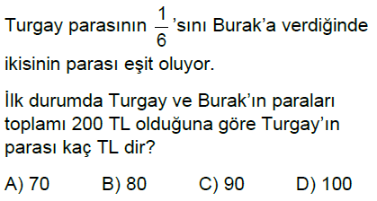 7.Sınıf Rasyonel Sayı Problemleri Online Test